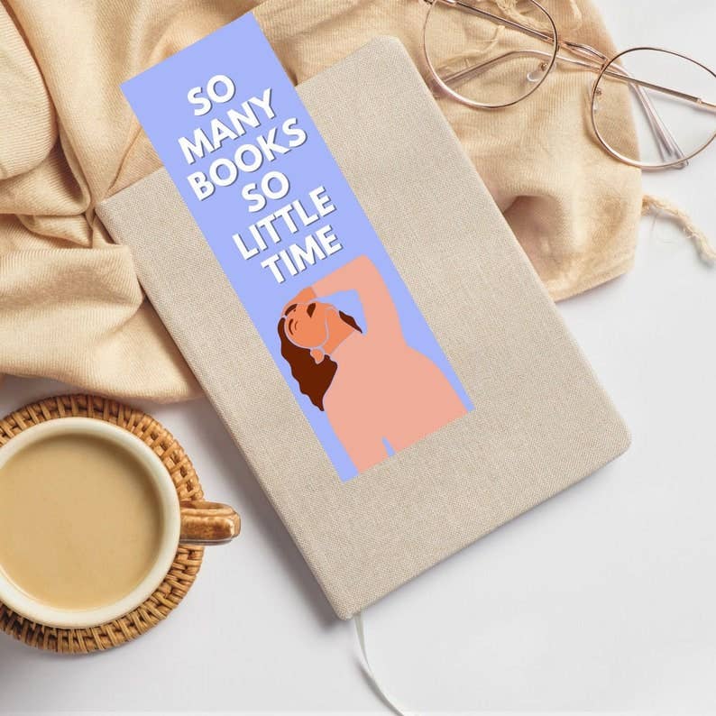 So Many Books So Little Time Laminated Bookmark- Zella & Co.