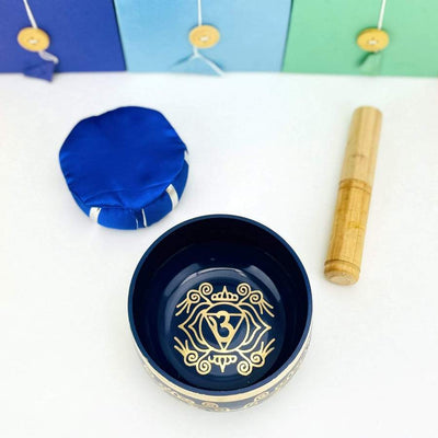 Brass Tibetan Singing Bowls - Chakra Bowls