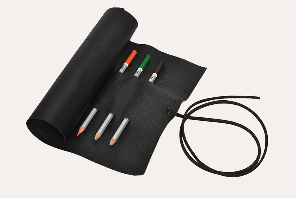 Kiko Leather - Black Pencil Wrap