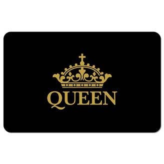 Black Queen Floor Mat - African American Expressions