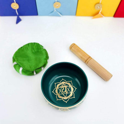 Brass Tibetan Singing Bowls - Chakra Bowls