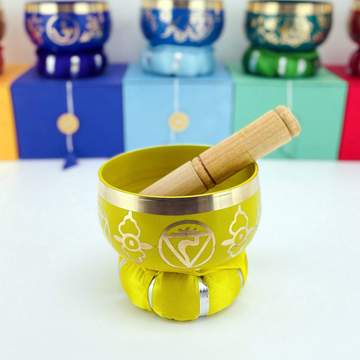 Brass Tibetan Singing Bowls - Chakra Bowls