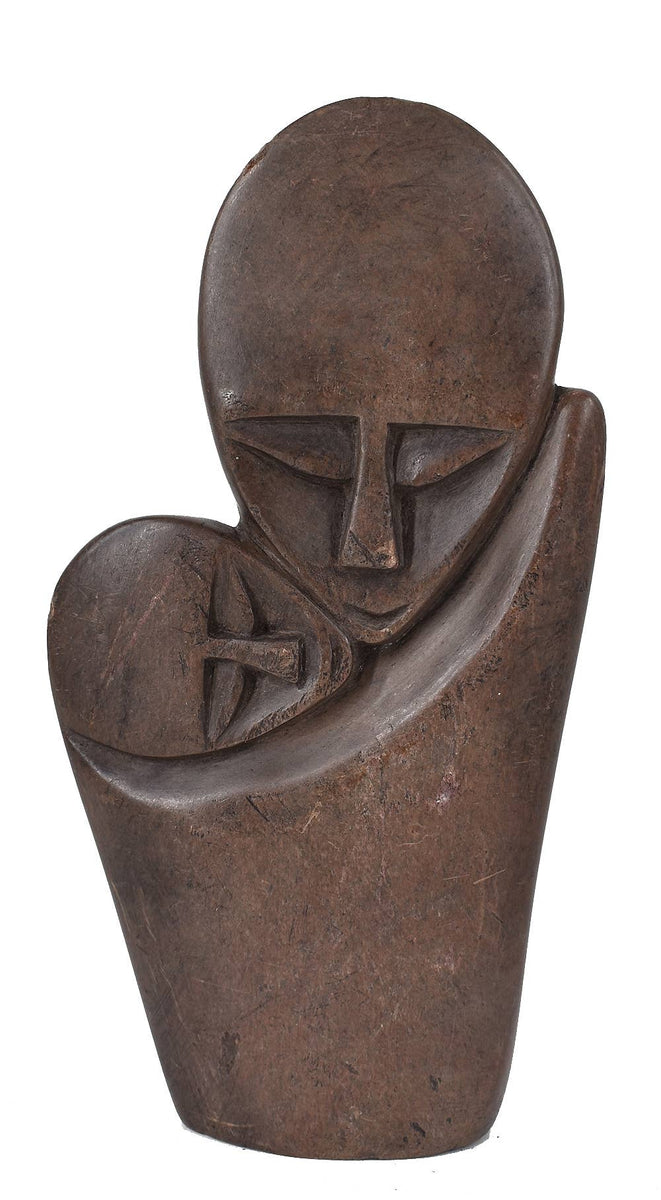 Shona Stone Mother and Child Sculpture 131713 - Africa Direct ...