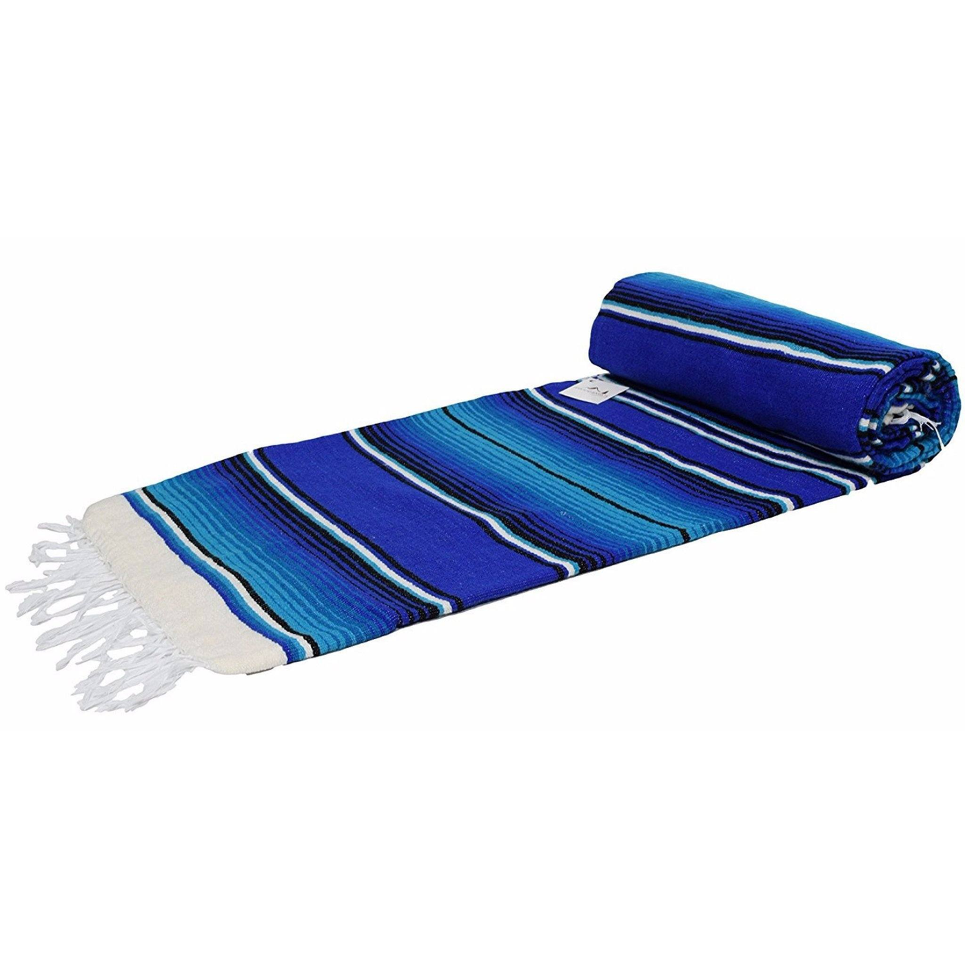 West Path - Blue Serape Isla Blanket