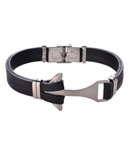 LOCK LEATHER BRACELET