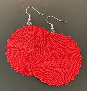 Telephone Wire African Earrings