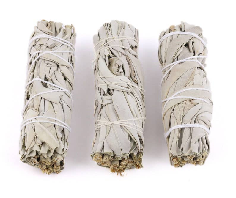 DESIGNS BY DEEKAY INC - White Sage Smudge Sticks 4" Bundles