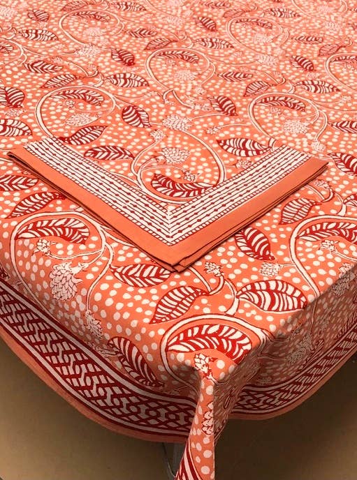 Natural Habitat - Tablecloth 60X120 Sambac Coral 2690A