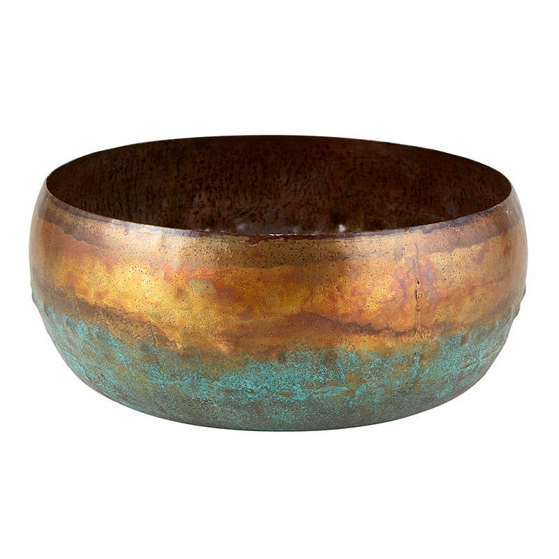 Copper Blue Pot Large