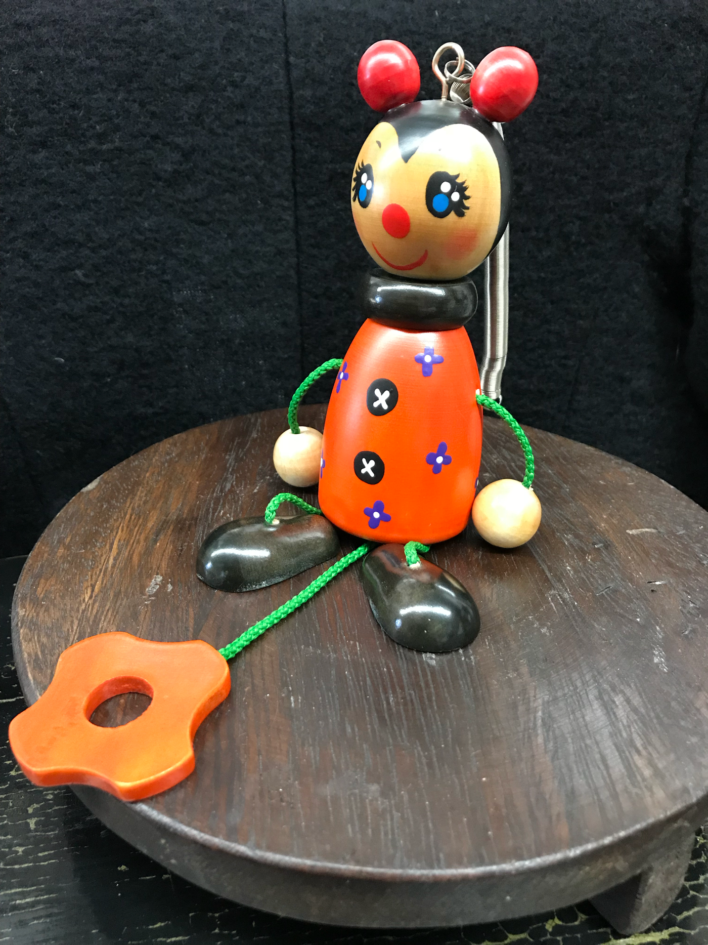 Wooden Ladybug Toy