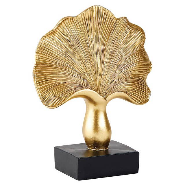 Gold Flower Statue