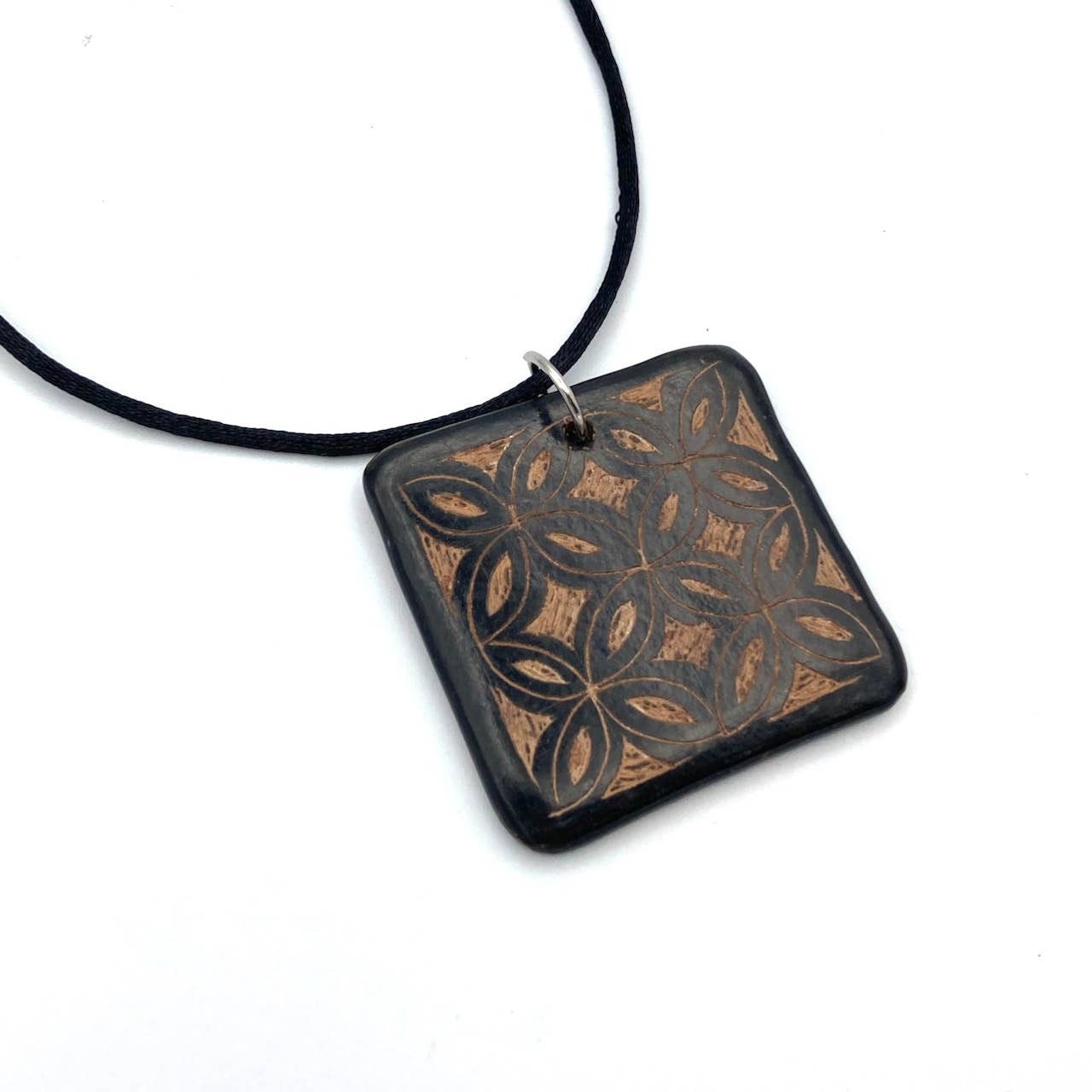 Celtic Ceramic Necklace (Square) WOCF