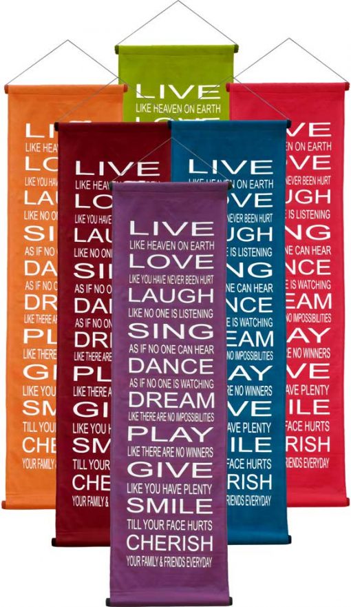 Live Love Laugh Inspirational Banner