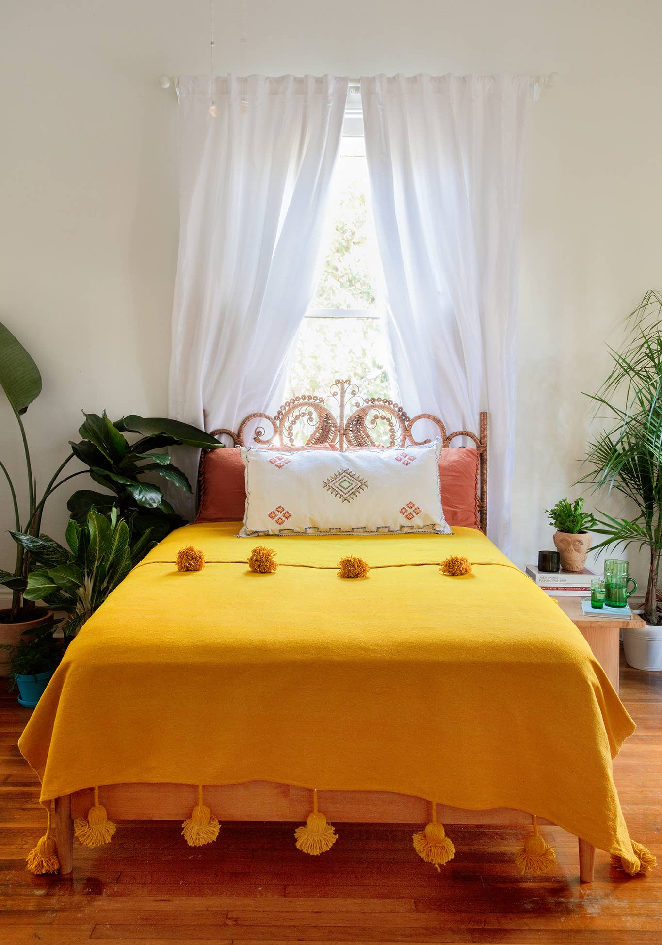 Marrakech Bedspread - Mustard - Queen - Voyage