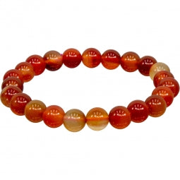 10mm Crystal Gemstone Energy Bead Stretch Bracelets - Benjamin International