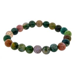 10mm Crystal Gemstone Energy Bead Stretch Bracelets - Benjamin International