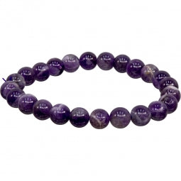 10mm Crystal Gemstone Energy Bead Stretch Bracelets - Benjamin International