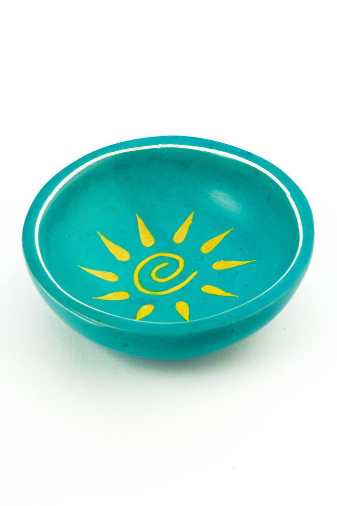 Sunshine Soapstone Round Bowl