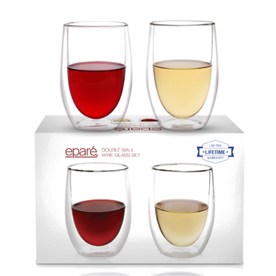 Epare Double-Walled Wine Glasses