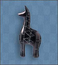 Black Line Art Soapstone Animals