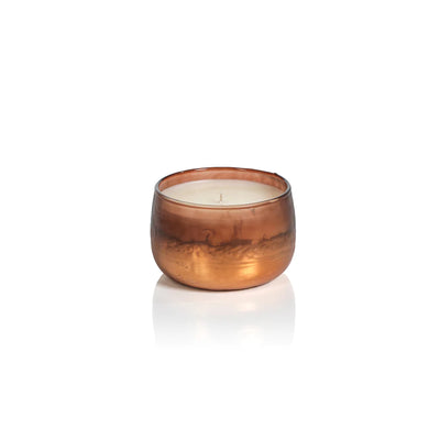 Tonal Metallic Scented Candle Bowl