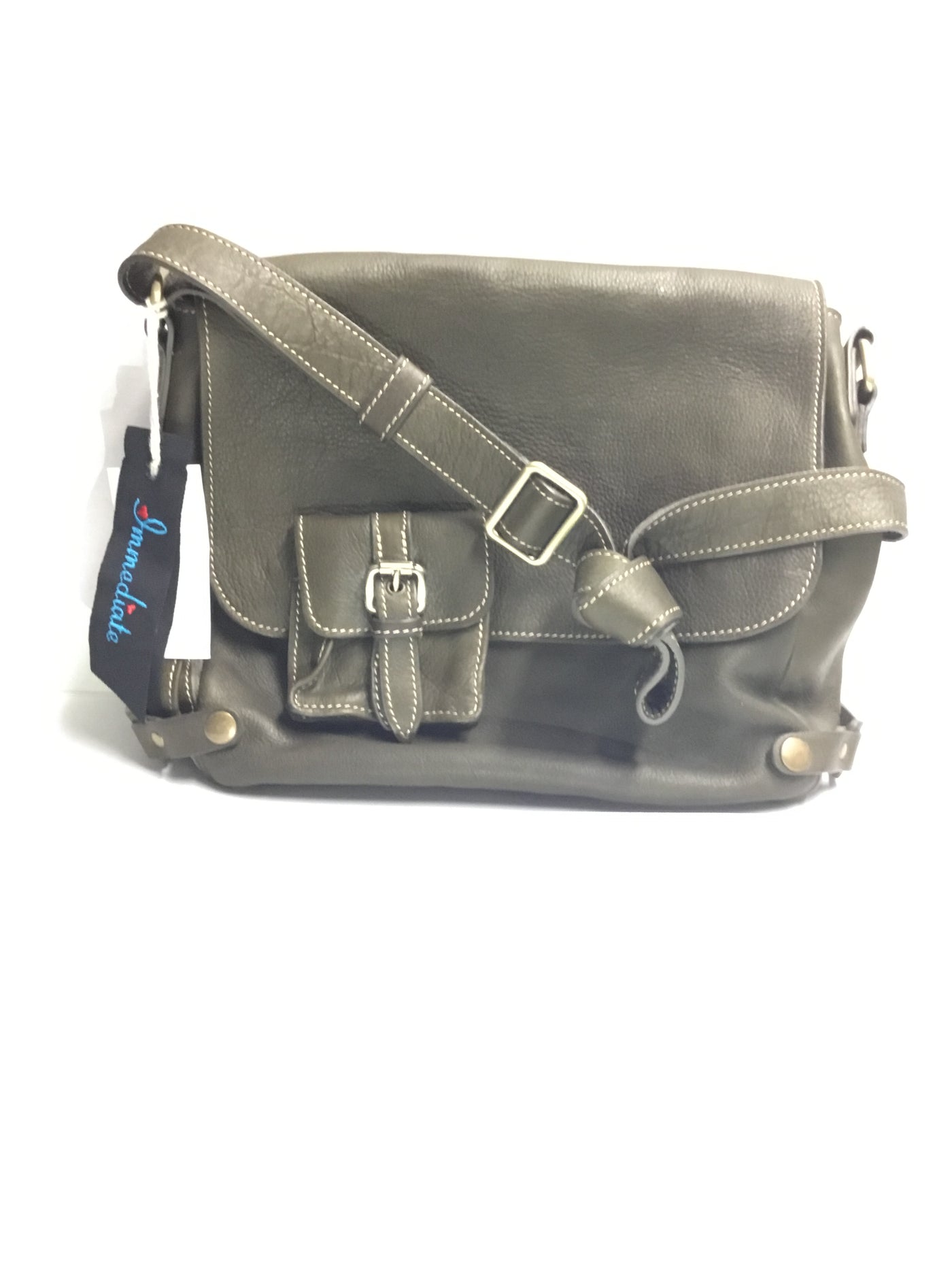 Leather Messenger Bag