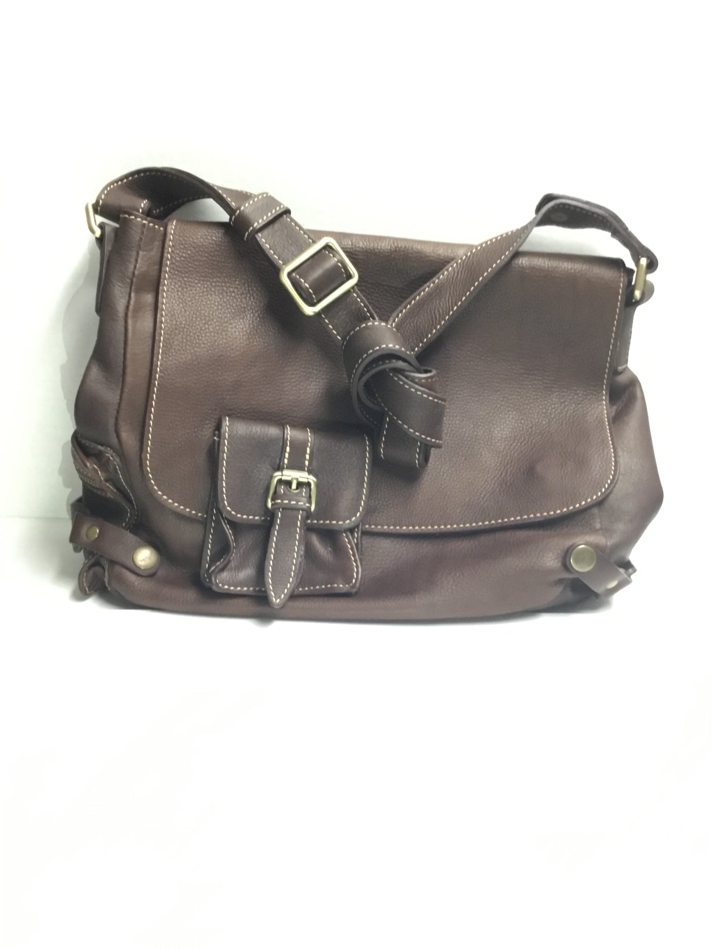 Leather Messenger Bag