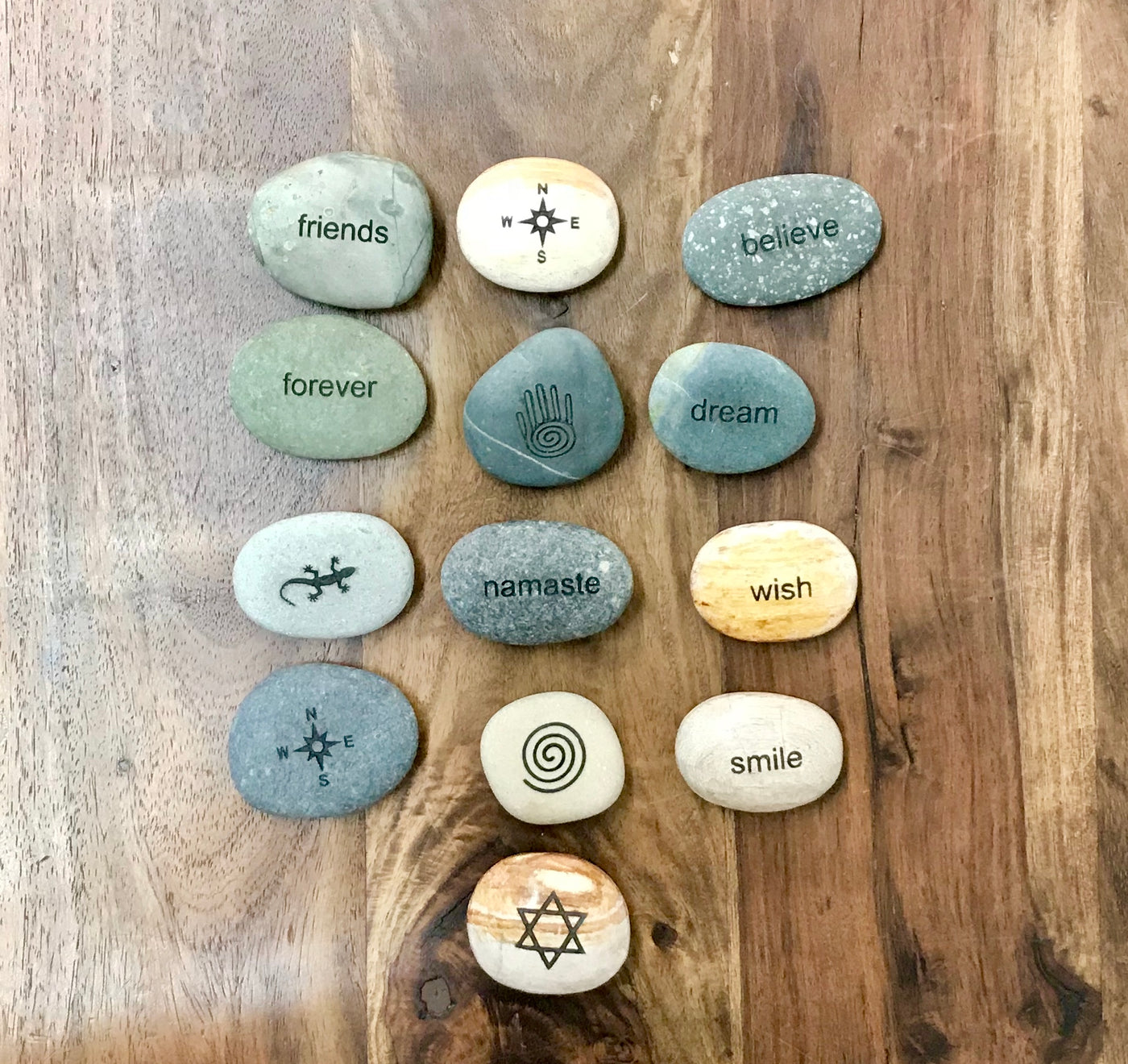 Word Art Stones