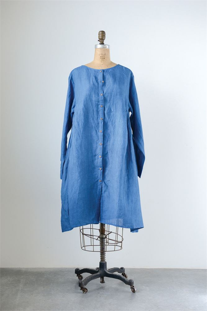 Linen Kimmy Tunic, Blue