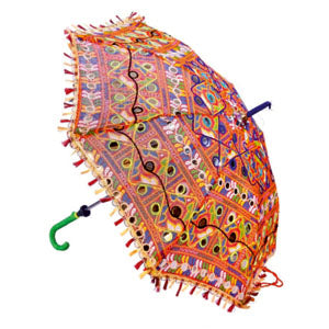 EMBRODERED DECORATIVE UMBRELLA