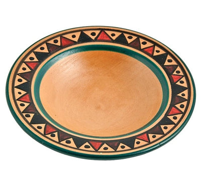 Peruvian Ceramic Dish Burner - 4"D