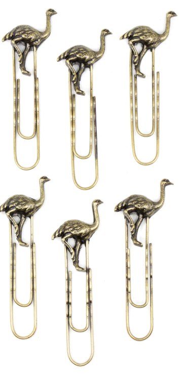 Kruger Ostrich Paperclips