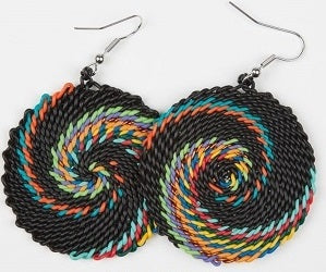 Telephone Wire African Earrings