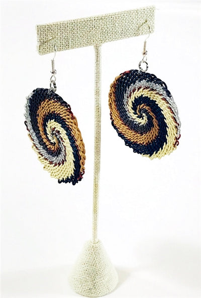 Telephone Wire African Earrings