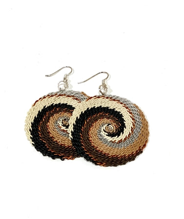 Telephone Wire African Earrings