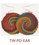 Telephone Wire African Earrings