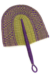 African Woven Grass Fans