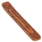 Pieces Wooden Incense Boat Burner Carved 10"L