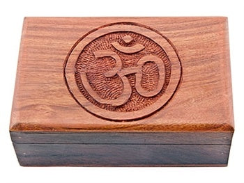 Om Carved Box