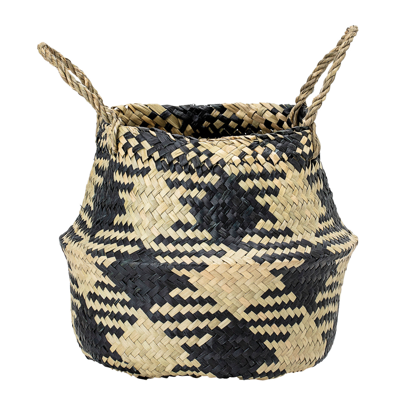 Seagrass Belly Basket with Handles