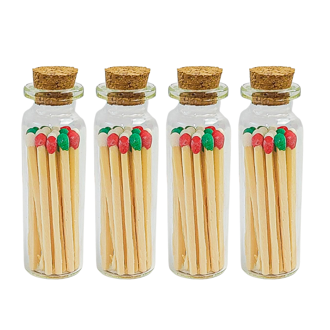 Enlighten the Occasion - Christmas Matches in Small Corked Vial