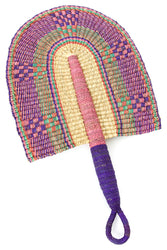 African Woven Grass Fans