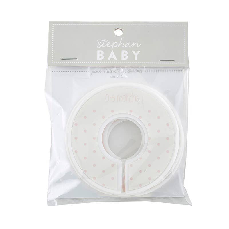 Pink Dots Closet Dividers