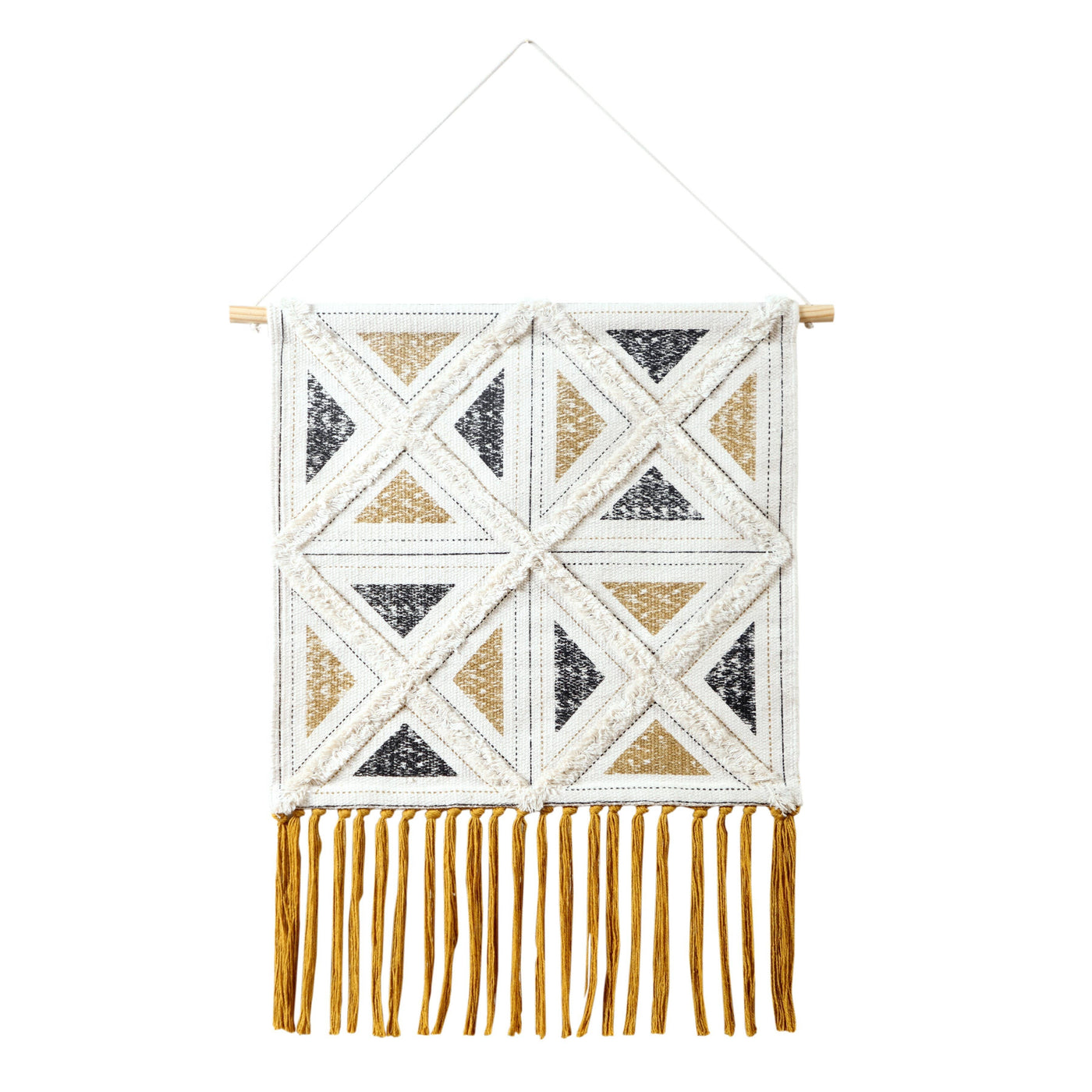 LR Home - Dynamic Diamond Woven Wall Hanging