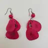 Tagua Nut Organic Nutshell Earrings by Peruvian Art