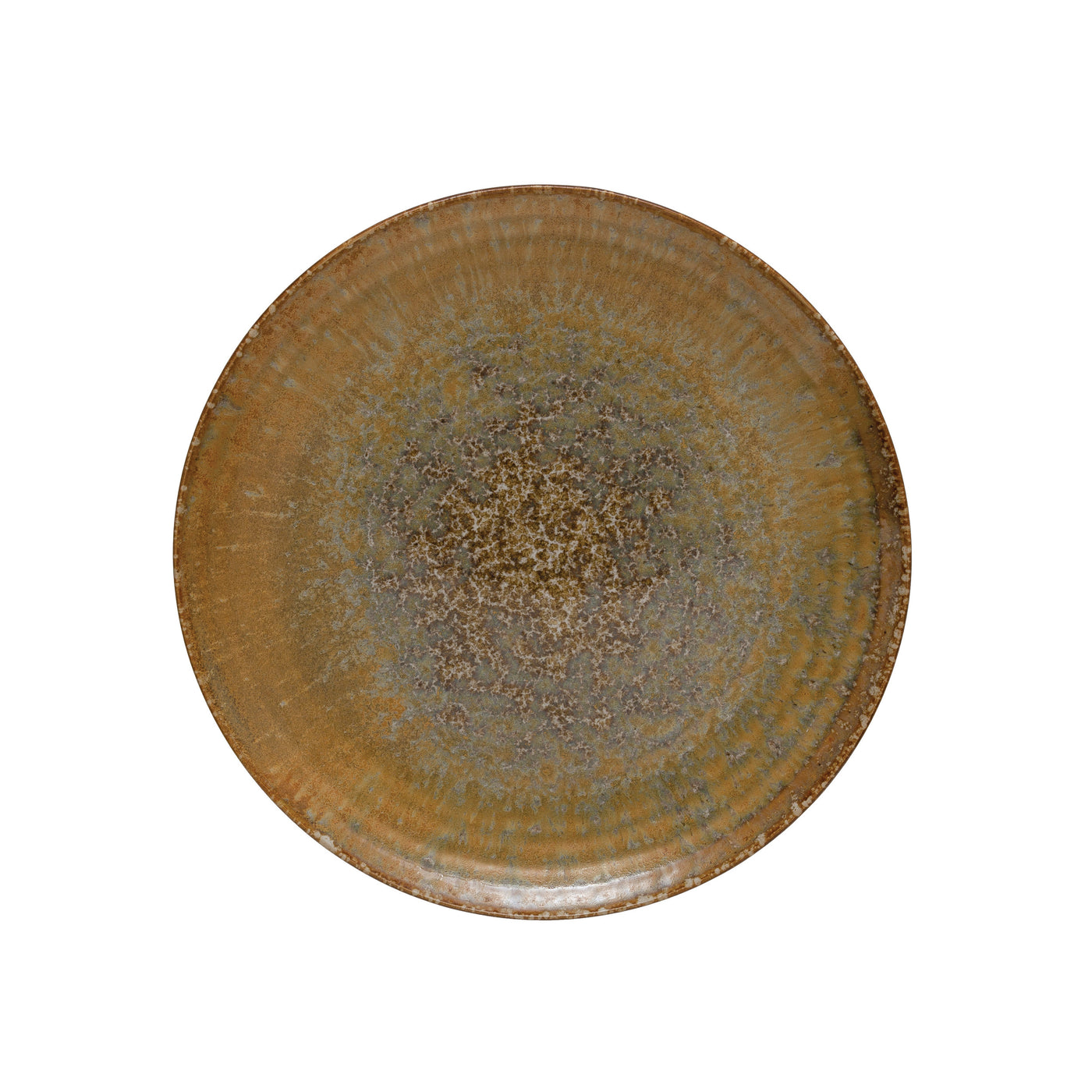 Stoneware Plate with Glaze