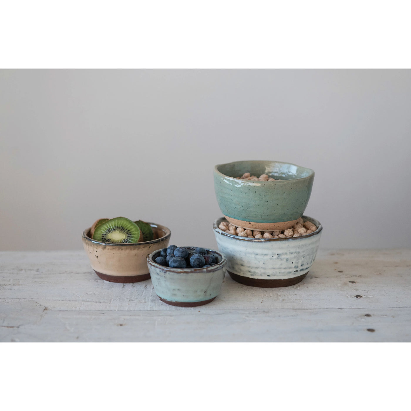 Round Stoneware Mini Bowl (Set of 4)