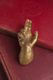 Gold Leaf Hand Paperweights