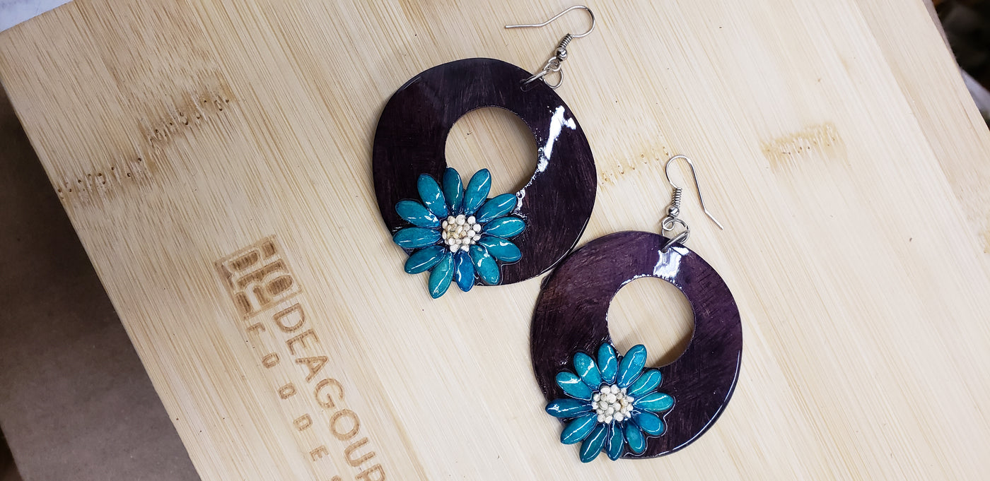 Peruvian Gourd Earrings