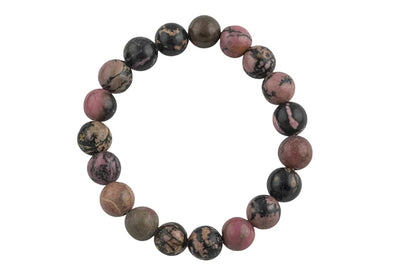 10mm Crystal Gemstone Energy Bead Stretch Bracelets - Benjamin International